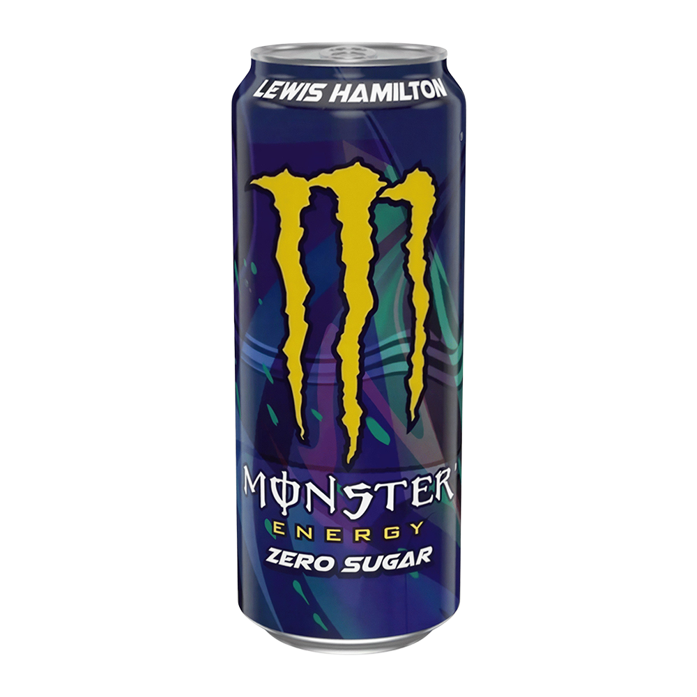 Monster Energy Lewis Hamilton Zero Sugar MONSTER ENERGY ZERO-SUGAR LEWIS HAMILTON | 500ML - Image 1
